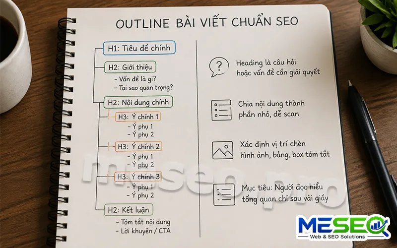 Outline bài viết chuẩn SEO