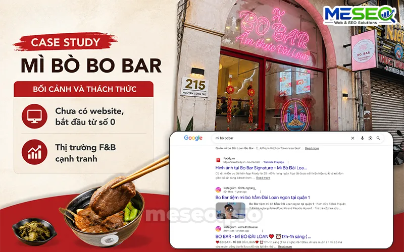 Bối cảnh và thách thức ban đầu của dự án Mì Bò Bo Bar