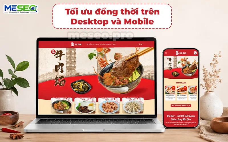 Tối ưu đồng thời trên Desktop và Mobile